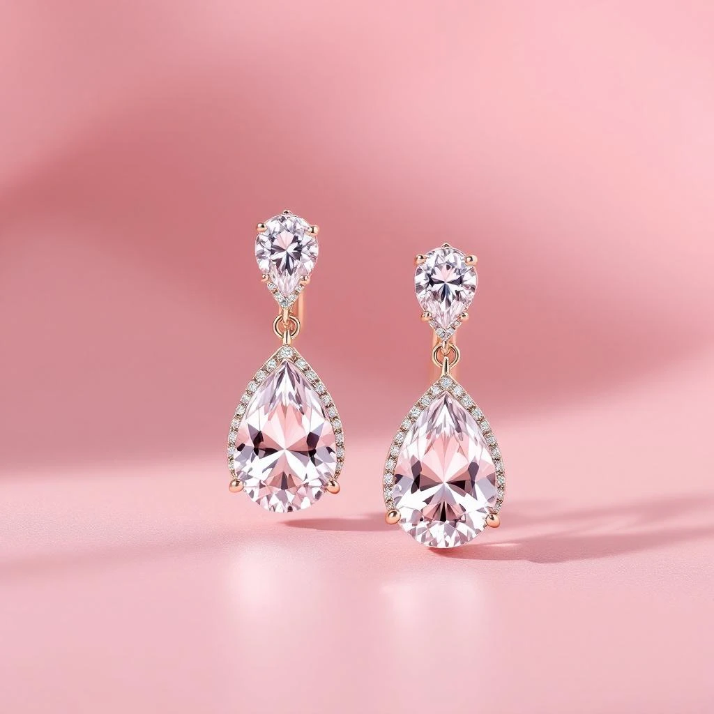Diamond Drop Earrings